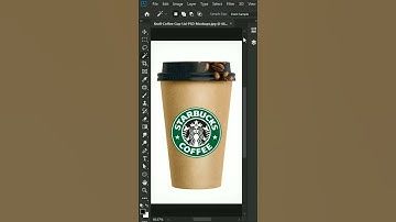 Place Logo On A coffee Mug using Photoshop | #photoshop #shorts