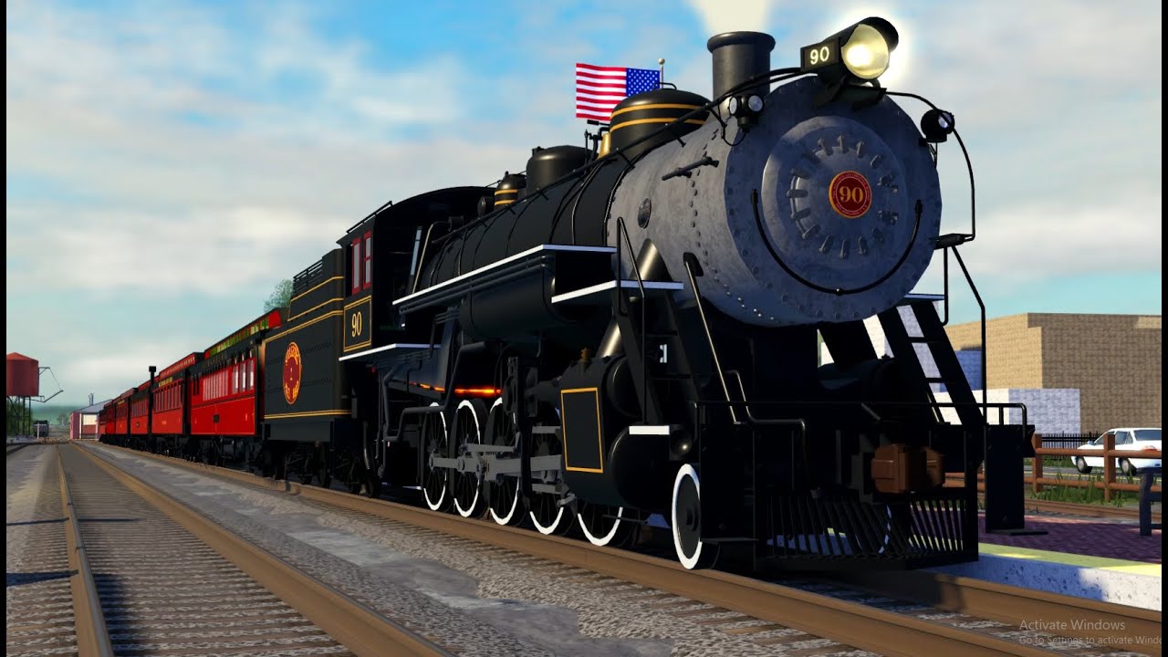 Strasburg Railroad Roblox - No. 90 Egg & Glitchy Coaches