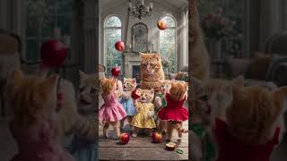 Kitten Dance ♥️ Cute Cats #Meowvs #catdance #aicat