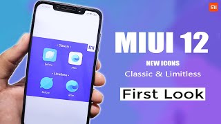 MIUI 12 Icon Pack First Look! 🔥 New Classic & Limitless Theme Update