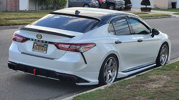 Installing The Cuztomtuning/Yofer Rear Bumper & Side Skirts on The Camry 2018++ Bonus video