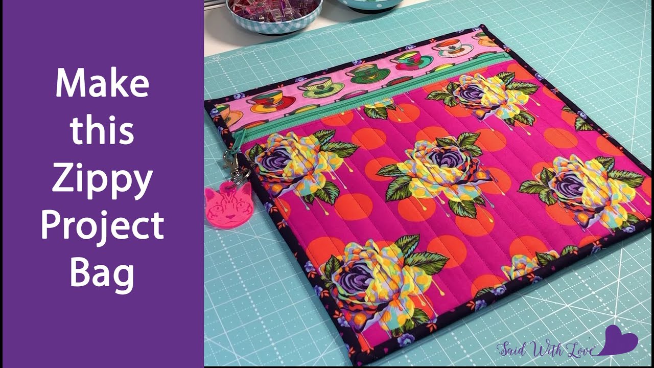 How to Make June Tailor Quilt As You Go Project Bags