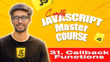 #31 What is CallBack function & Callback Hell in Javascript | Javascript Master Course in Hindi/Urdu