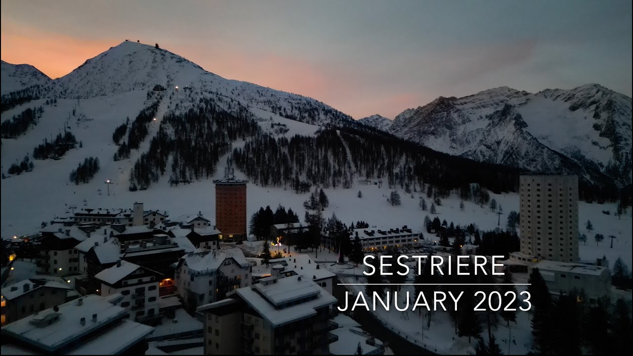 Sestrière resort video