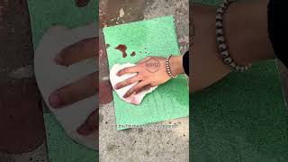 Create high-end seamless floors for your whole home #fyp #foryou #viral #epoxy #homerenovation