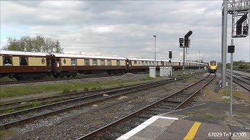 DB Silver 67029 TnT Royal 67005 on VSOE (1Z56) @ Didcot 16/05/12