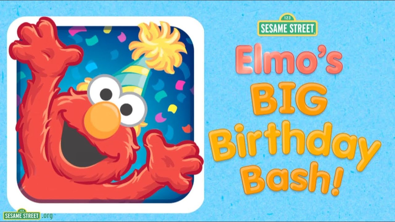 Sesame Street Elmo S Big Birthday Bash App Preview Youtube