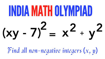 India Math Olympiad | Solve For Non-negative Variables of (x, y)