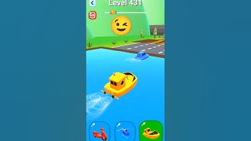 🏆Shape-shifting #shortvideo game  level 431 shape shifting transform funny racing mobile androidgame