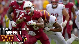 Cardinals Highlights vs. Commanders | Week 1