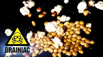 Popcorn Popping in Slow Motion: Things But Very Slowly | Brainiac