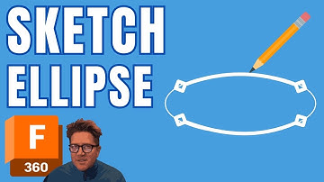 Learn Fusion 360 Ellipse – How to Place, Dimension & Orient It