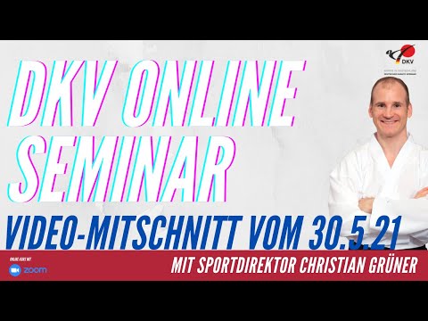 Video-Mitschnitt DKV Online Training 30.05.2021