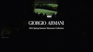 Giorgio Armani Men's SS 22 Fashion Show - Video