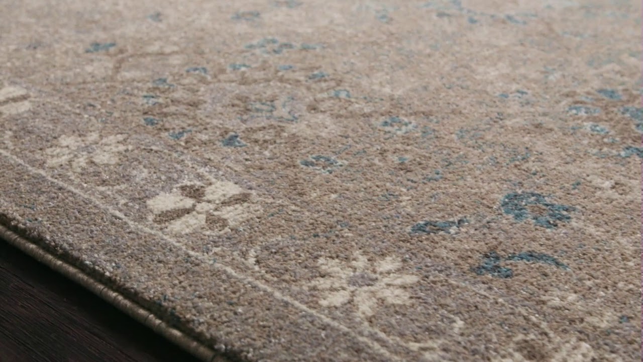 Loloi Century Cq03 Bluestone Area Rug YouTube