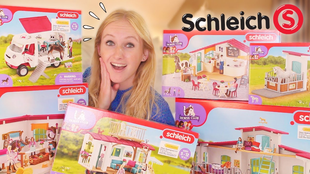 Split patroon Uitdrukkelijk DE GROOTSTE SCHLEICH PAARDEN UNBOXING OOIT! 😱 Heel veel sets! - Deel 1 |  Daphne draaft door - YouTube