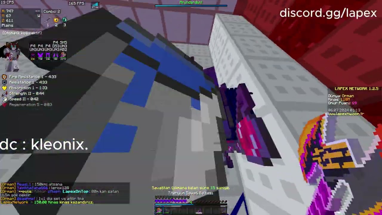 3X KAN 4X BUZ 5X ZEHİR 15X GÖK KESME | LAPEX NETWORK