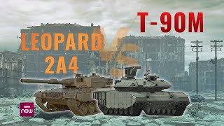 So sánh xe tăng chiến đấu chủ lực Leopard 2A4 của phương Tây và T-90M của Nga: Bên nào áp đảo?