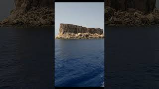 Boat cruise to see Filfla Island =  Malta