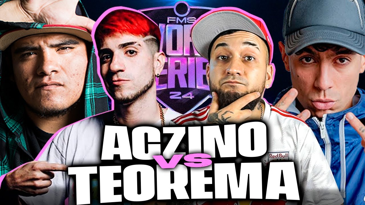 ¡COMO EN EL 2016! 😨 ACZINO VS TEOREMA CON ACERTIJO 🇨🇱 | Reacción a FMS WORLD SERIES 24