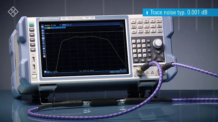 The R&S®ZNLE vector network analyzer offers a solid RF performance