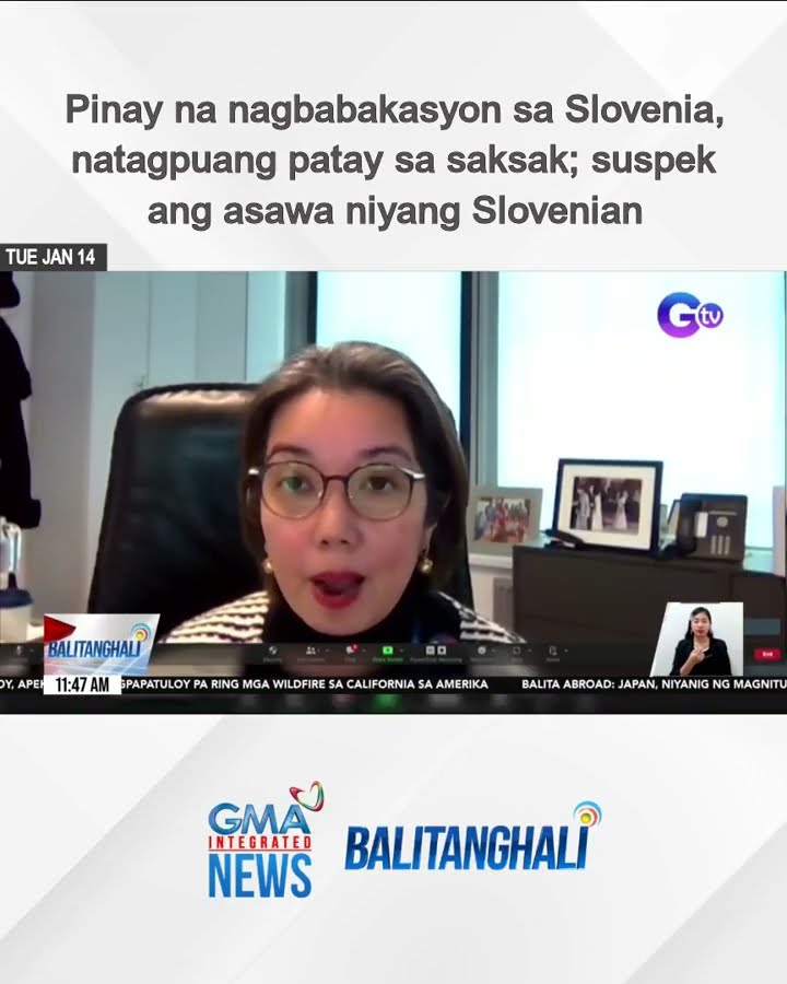 Pinay na nagbabakasyon sa Slovenia, natagpuang patay sa saksak; suspek ang asawa... | Balitanghali