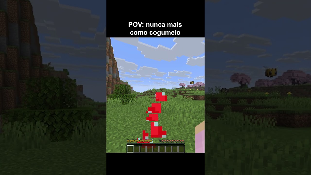⁣vei que cogumelo era esse?? #minecraft #historia #shorts #shortvideo #mods #memes #gaming