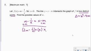 [IB Math SL] Nov 2016 TZ0: Paper 1, Question 7