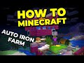 How to Minecraft: Automatic Iron Farm in Minecraft 1.16 [#8]