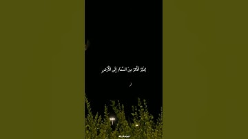 يُدَبِّرُ الْأَمْرَ مِنَ السَّمَاءِ إِلَى الْأَرْضِ || القارئ عبد الرحمن مسعد #المصحف #لايك #