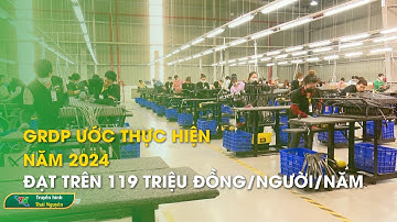 GRDP ước thực hiện năm 2024 đạt trên 119 triệu đồng/người/năm | Thái Nguyên TV