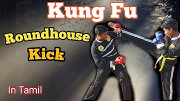 How to do shaolin Kung fu front Kick | Round House kick| Videos in Tamil | Sifu | Gowri | Bian Tui