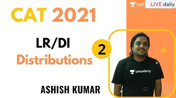 CAT 2021 | LRDI | Distributions-2 l CAT 2021 | Ashish Kumar
