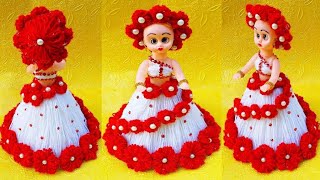 ऊन से बनाये आसान गुडिया/ DIY make beautifull wool doll.