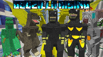 This GODZILLA Minecraft Mod Is CRAZY! (Godzilla Rising Mod Showcase)