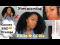 Nose piercing: Pros💗 and Cons❌