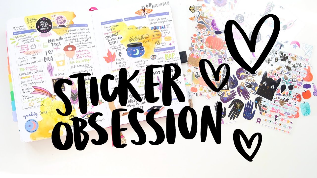 For the Love of Stickers | Plan With Me