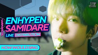 How Would ENHYPEN sing "Samidare" by &TEAM | Line Distribution