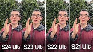 Galaxy S24 Ultra vs S23 Ultra vs S22 Ultra vs S21 Ultra - Comparativa de CÁMARAS!