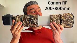 Canon RF 200800mm lens review, first impressions after a month, best budget super telephoto? 4K