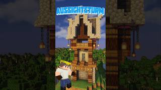 Aussichtsturm für Detsilverliebte #minecraft #minecraftshorts #minecraftbuilding