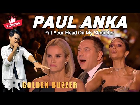 Very Beautiful Voice Singing the Song Put You Head on My Shoulder - Paul Anka | BGT Golden Buzzer