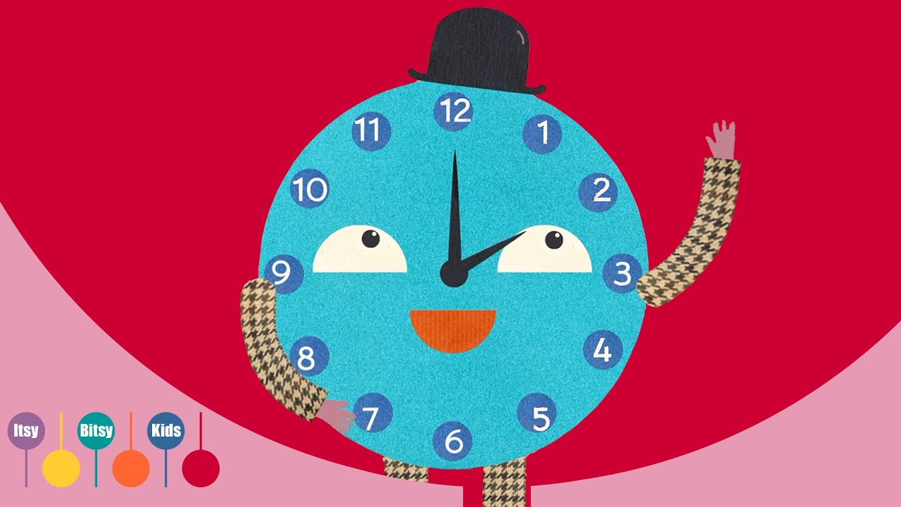 Hickory Dickory Dock - Nursery Rhymes On YouTube | ItsyBitsyKids