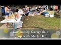 Community Garage Sale Shop With Me & Haul | Items to resell on eBay