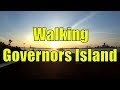 ⁴ᴷ Ferry Ride and Walking Tour of Governors Island, Manhattan, NYC with a gorgeous sunset
