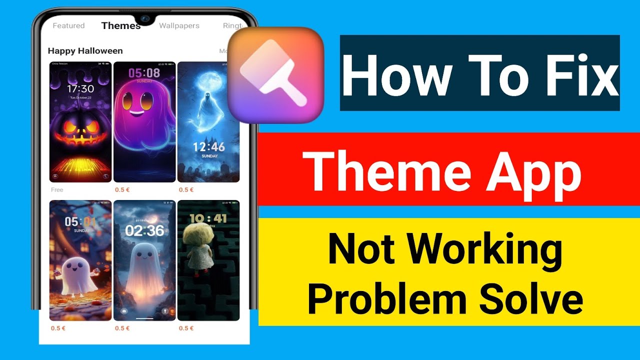 Theme App Not Showing or Not Working Problem solve | Theme Not Showing ...