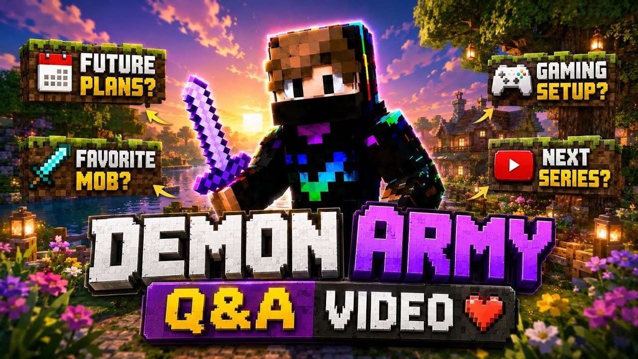 Q&A special 1k video @warriordemongaming