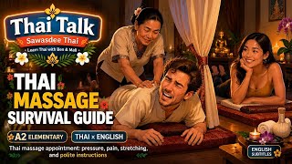 Thai Massage Phrases: Thai x English | A2 Elementary Learn Thai screenshot 3
