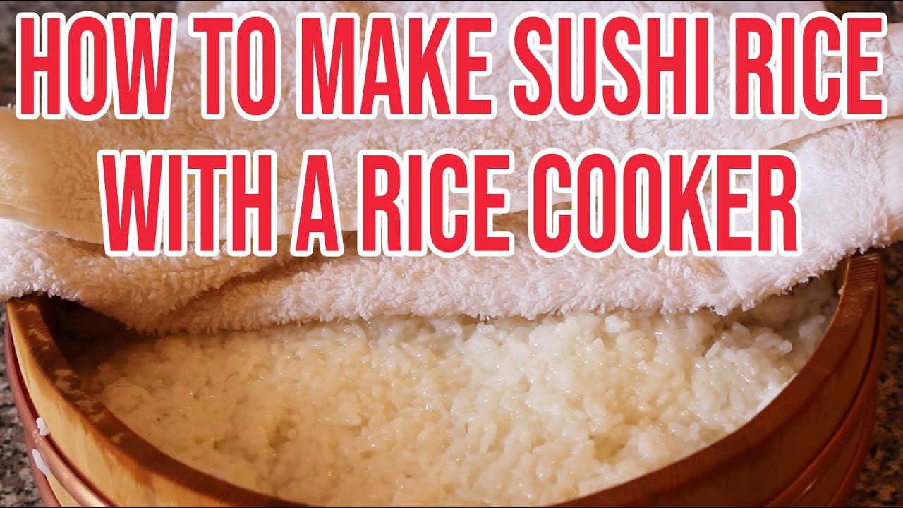 How to Make Perfect Sushi Rice (in a pot or rice cooker)