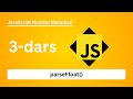 📘 3-dars: JavaScript parseFloat() Metodi – Satrni Songa Aylantirish